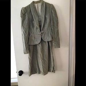 Vintage Velvet 2 Piece Suit Size 7 Junior